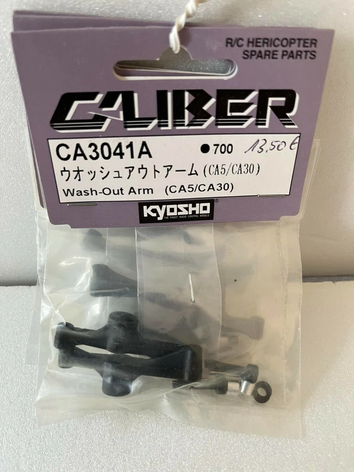 Kyosho Caliber 5 Wippe Anlenkung Rotorblätter Best.Nr. CA3040A NEU - Bild 1 von 1