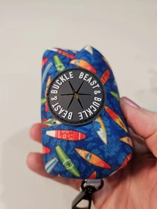 Bestia y Hebilla Tema Surf Caca Bolsa de Residuos Soporte y Cuello a Juego Nuevo  - Imagen 1 de 10