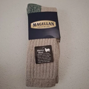 Calcetines Magellan Expedition Mezcla Lana Talla Lg Hombres S.S. 9-12 Damas 10-12 Taupe - Imagen 1 de 5