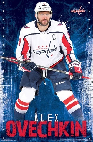 Alex Ovechkin THE CAPTAIN Washington Capitals Official NHL 22x34 Wall POSTER Cover