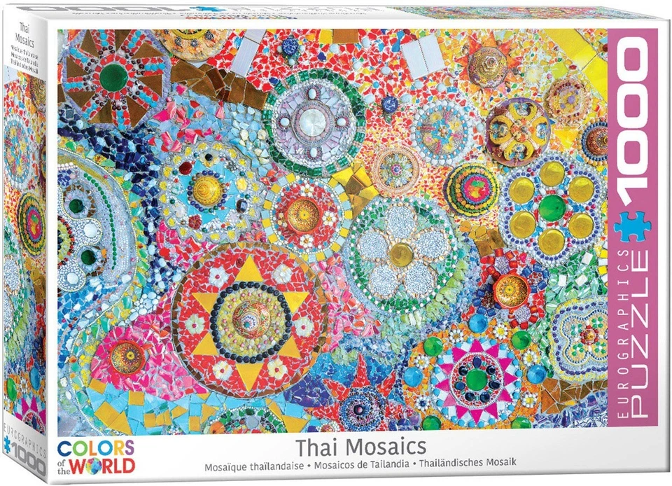 Eurographics Thailand Mosaic 1000 Piece Jigsaw Puzzle