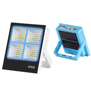 Rechargeable Mini 80W LED Work Solar Flood Light  Camping Tent Light Lamps IP66