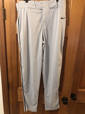 Pantalones de béisbol Nike Vapor para hombre XL grises con color negro de tubería nuevos ⚾️ Foto 1 de 4