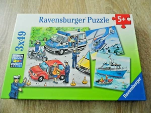 3 Ravensburger Puzzle 3 x 49 Teile - ab 5 Jahre - bespielt! - Bild 1 von 3