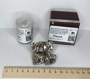 Bismuth Metal Pieces 90 Grams Extremely high purity 99.9999% 6N Bi Element - Picture 1 of 1