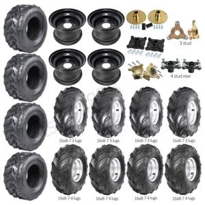 7" 16x8-7 Tire Rim 3/4 Bolts wheel Hub ATV Quad Buggy Go Kart Taotao Coolster - Picture 1 of 29