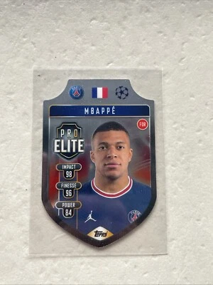 Kylian Mbappe 2021-22 Topps Chrome Pro Elite Shield UCL - Image 1 of 3