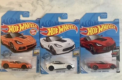 LOTE DE 3 HOT WHEELS, CORVETTE Nuevo en Cajas 2 Roadsters 20’ y HW Frescos de Fábrica Foto 1 de 4