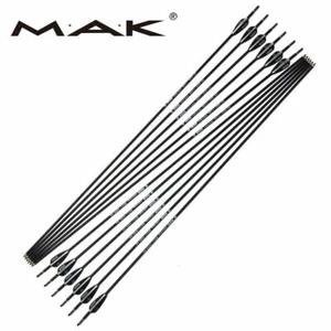 6/12 PCS 32''Carbon Arrows Plastic Feathers SP1000 For Archery Practice Hunting - Picture 1 of 12