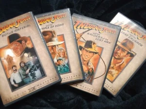 🌟NEW THE ADVENTURES OF INDIANA JONES: COMPLETE DVD MOVIE COLLECTION FULL SCREEN - Picture 1 of 6