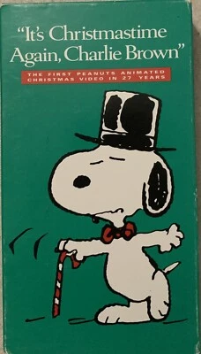 Shell Peanuts “It's Christmas Time, Again Charlie Brown!” VHS Video Tape GOOD!!! - Image 1 of 4