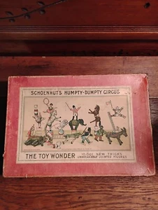 Vintage Antik Schoenhut’s Humpty Dumpty Circus The Toy Wonder Box - Bild 1 von 7