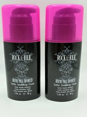 2 разглаживающих крема TIGI Rockaholic Rock My World Stellar 3,46 унции каждый - Изображение 1 из 2