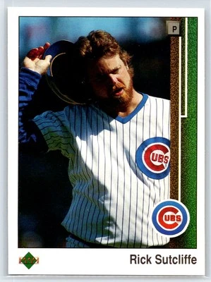 1989 Upper Deck Rick Sutcliffe Chicago Cubs #303 - Image 1 of 2