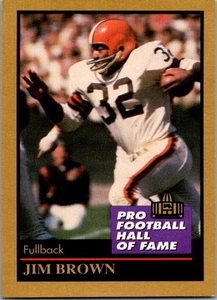 1991 Enor Pro Football HOF #17 Jim Brown - Picture 1 of 2