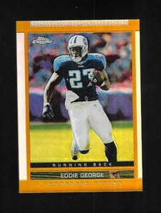 Topps Draft Picks 2003 refractor Eddie George - Tennessee Titans - Imagen 1 de 2