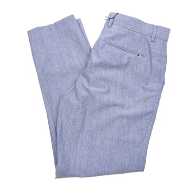 $248 HUGO BOSS Genius 242 Slim Fit Blue Wool Suit Separate Pants Mens Size 36R - Image 1 of 4