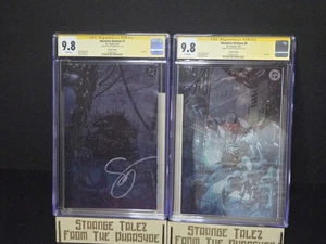 ABSOLUTE BATMAN #8 #9 CGC 9.8 SS SCOTT SNYDER CONNECTING FOIL VARIANT SET - Picture 1 of 9