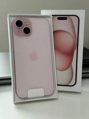 APPLE IPHONE 15 128GB PINK T-MOBILE + METRO OPEN BOX UNUSED WARRANTY 10/10 #6143 - Image 1 of 2
