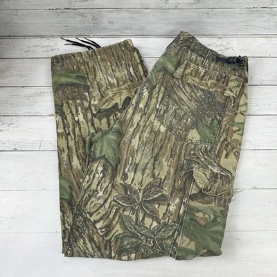 Liberty Cargo Camo Camouflage Hunting Pants Men's Large Reg 35x30 Real Tree - Image 1 of 4