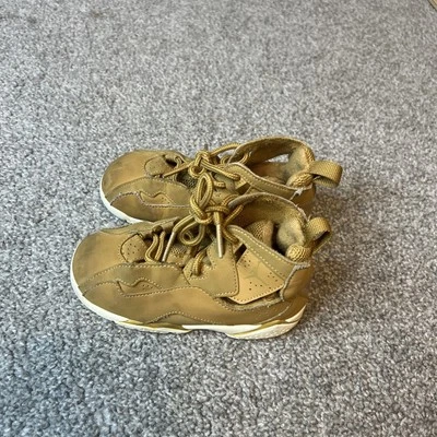 Jordan 7 Retro Zapatos Juveniles Talla 9C PS Bronce Gamuza 442960-725 Niños Tenis Foto 1 de 4