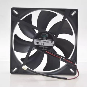 New Cooler Master A13525-12CB-3BN-F1 12V 0.36A 2-Wire power fan#QW - Picture 1 of 2