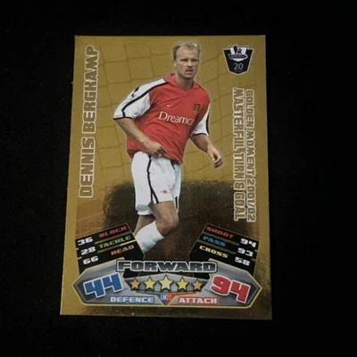 DENNIS BERGKAMP MATCH ATTAX 2011/12 2012 GOLDEN MOMENT ARSENAL GM22 - Image 1 of 2