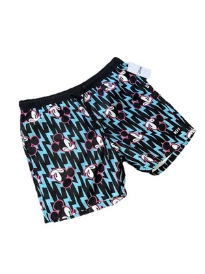 MENS NEFF DISNEY MICKEY MOUSE SWIM BOARD SHORTS SIZE L TIE TRUNKS - Image 1 of 4