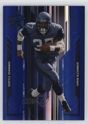2005 Leaf Rookies & Stars Longevity Sapphire /250 Shaun Alexander #85 - Image 1 of 2