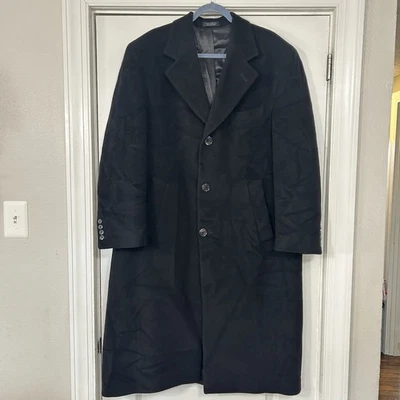 Chaps Ralph Lauren Cashmere Wool Topcoat Men’s 42 Full Length Quiet Luxury VGC - Image 1 of 4