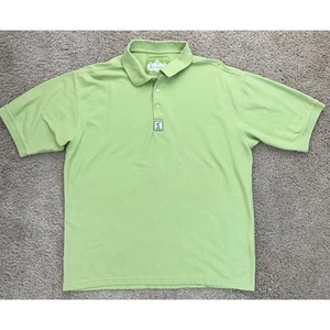 Red Jacket Golf Polo Shirt Mens L Green Falcons Fire Club Florida Short Sleeve - Picture 1 of 10