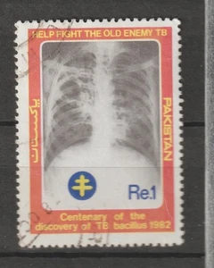 Worldwide Cinderellas Poster Stamp Seal Vignet Tuberculosis 1982 Pakistan - Picture 1 of 1