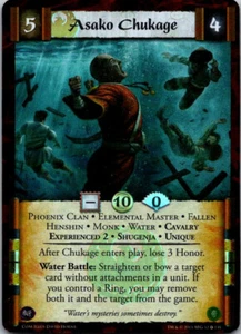 L5R CCG CoM Coils of Madness Asako Chukage (Exp 2) FOIL - Picture 1 of 1