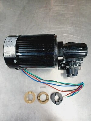 BODINE GEAR-MOTOR  42R6BFPP-5N 3/8 HP  230 VOLT  3 PHASE  30:1 RATIO  5.9-77 RPM - Image 1 of 4