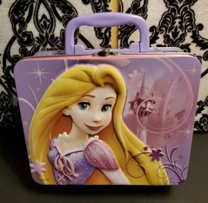 ONE Disney Princess Rapunzel Jigsaw Puzzle in Tin Lunch Box GUC Tangled 48 Piece - Picture 1 of 5