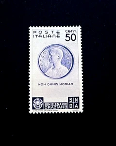 ITALY Stamp - 1936 Quinto Flacco Medallion CEI: 397A Mint OG H r46 - Picture 1 of 2