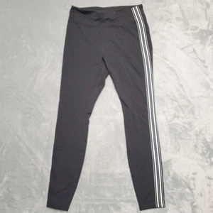 Athleta Pants Womens M Black White Striped Track Tux Tight Legging Athleisure - Picture 1 of 14