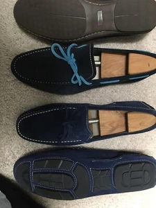 Men's Designer Suede Loafers by Bloomingdales US size 9 - $250.00 each - Picture 1 of 1