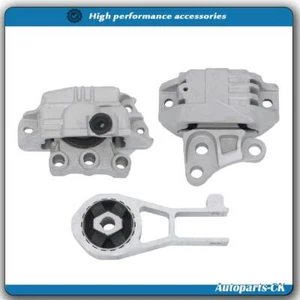 For Jeep Renegade Automatic Transmission 2015-2020 2.4L 3Pcs Motor Mounts Kit - Picture 1 of 11