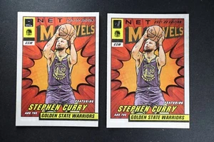 2021-22 Panini Donruss Net Marvels #7 Stephen Curry Lot of 2 Cards Warriors G - Picture 1 of 3