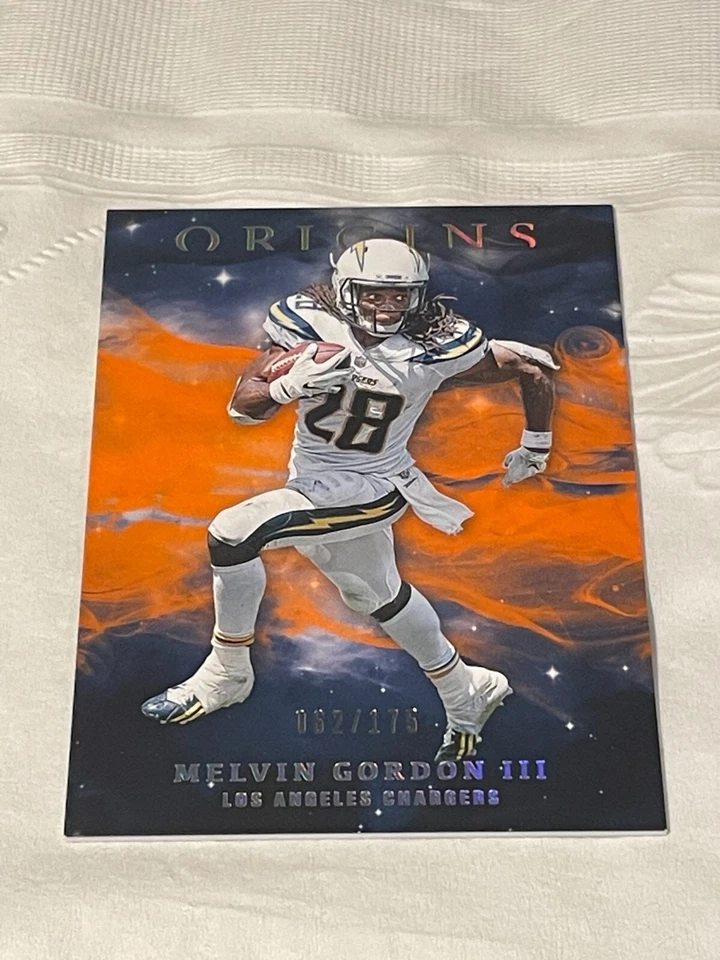 2019 Panini Origins Football Orange 49 Melvin Gordon III Chargers /175 - Image 1 of 1