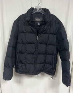 Eddie Bauer Steppjacke Damen Größe S schwarz Daunen Stehkragen durchgehender Reißverschluss - Bild 1 von 5