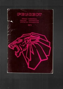 Peugeot Commercial Network Dealer's Organization 1974 E27H - Picture 1 of 12