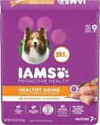 IAMS Healthy Aging Adult Dry Dog Food for Mature Senior Dogs Real Chicken, 29lb.