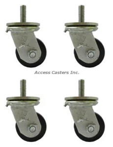 Juego de ruedas fenólicas para máquina expendedora de alta resistencia DUVENSET12 de 4, 4000 lb de capacidad - Imagen 1 de 2