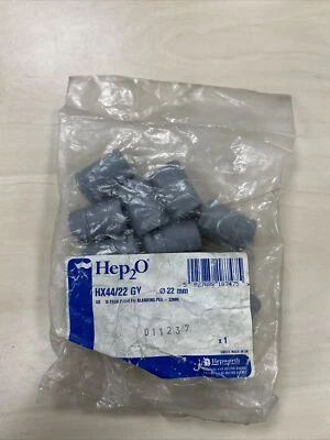 10 x hep20 Blanking Peg 22mm Push Fit.