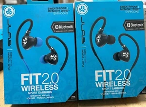 JLab Fit 2.0 Bluetooth Enabled Wireless Sports Earbuds Bluetooth with Mic. - Picture 1 of 3