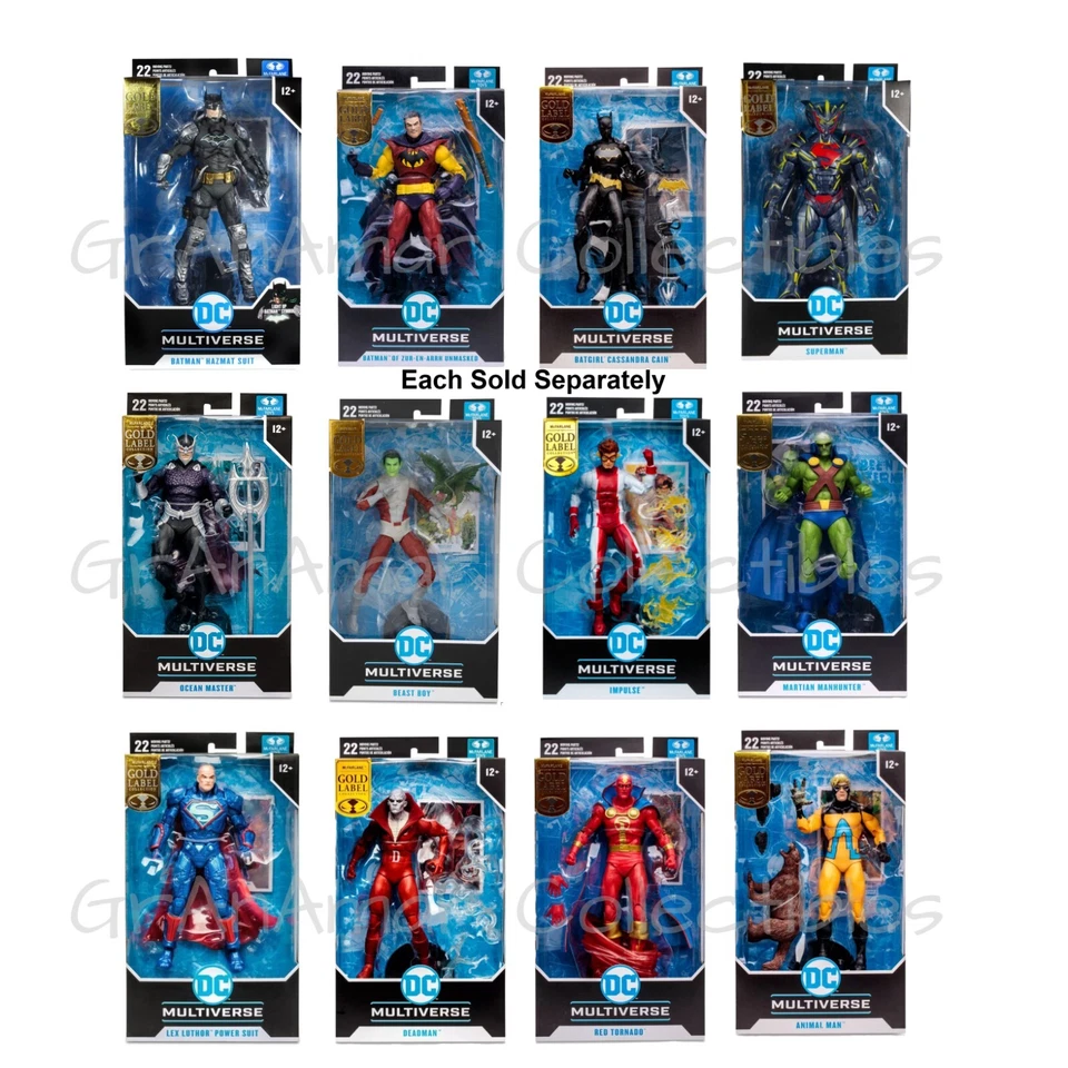 McFarlane Toys DC Multiverse Gold Label Exclusive Action Figure [Choose Yours] - Image 1 of 1