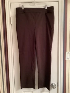 NWT Chico’s Brown So Slimming Brigitte Slim Leg Ankle Pants Size 3R 16R - Picture 1 of 7