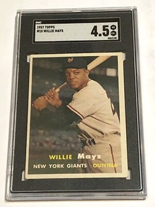 1957 Topps Willie Mays SGC 4.5  #10